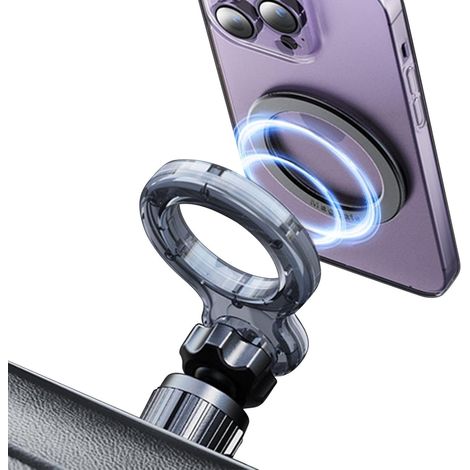 Support magnétique de téléphone de Voiture - Support magnétique de Voiture Rotatif à 360 ° - Support de téléphone Portable pour Grille d'aération - Support de gravité de Navigation réglable pour (1/5)