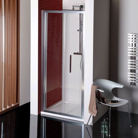 Polysan Lucis Line - Porte de douche pliante 90 cm, verre transparent DL2815