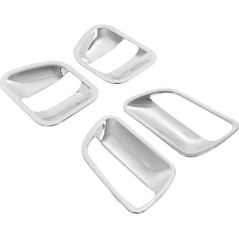 Kit de 4 pièces pour poignées de porte extérieures, compatible avec les modèles Toyota Hiace 2005-2015, en ABS chromé. (1/5)