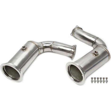Downpipe Echappement Inox Porsche Cayenne de 2019 a 2020-avec cata-41166115 (1/2)
