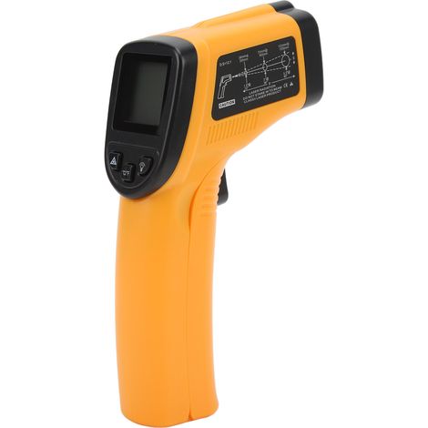 Thermomètre infrarouge de précision, mesure sans contact, émissivité réglable, pistolet de température facile à utiliser pour aquarium. (1/5)