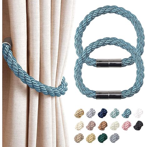 Attache de rideau en corde tressée, embouts décoratifs pour fenêtre, salon, chambre – Style bohème chic–DELKEVIC