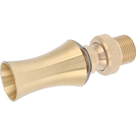 Brass Ice Tower Fountain Nozzle Adjustable Spray Head 25mm (1/5)