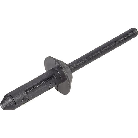 PB Fastener 301-9124-1010 301-9124-1010 Spreizniete Loch-Ø 5 mm  Schwarz 1 St.