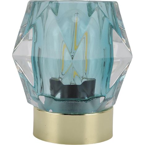 FTVOGUE Lampe de Table en Verre LED Chevet à Piles sans Fil (1/5)