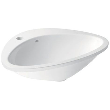Lavabo incasso 1 foro bianco (1/2)