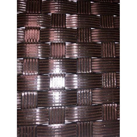 Rollo de revestimiento protector de vista en ratán para balcones y cercas marrón Brixo 0.9x5 m (1/2)