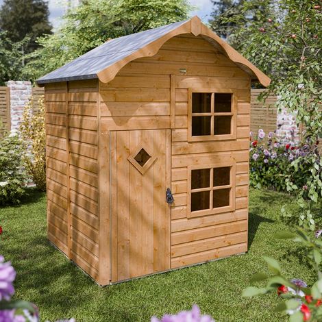 Rowlinson Playway Townhouse Wooden Playhouse