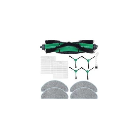 Accesorios ZVD para iRobot Roomba Combo Essential Y0112 Y0110 Y011240 Y01040. Repuestos para aspiradora robot: cepillo giratorio + 2 filtros + 4 paños de limpieza + 4 cepillos laterales - Crezuo (1/4)