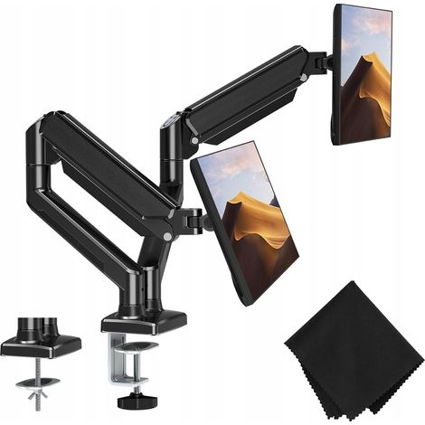 Supporto da scrivania regolabile doppio per due monitor da 13-32" (1/5)