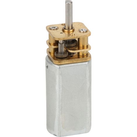 Moteur à engrenages DC 12V, structure tout métal, faible bruit, couple élevé, 60 tr/min, pour automatismes, bricolage, robots, portails, équipements. (134 caractères) (1/5)