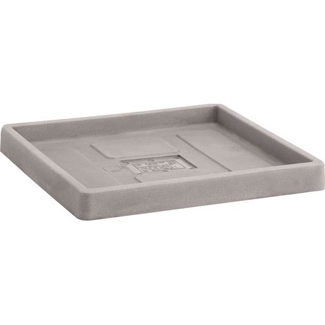 Sottovaso quadrato THEMIS cm. 40 CENERE (1/2)