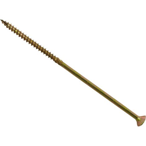 ForgeFix Spectre PZ Compatible Wood Screw CSK ZYP 6.0 x 220mm Box 100 FORSPE6220Y
