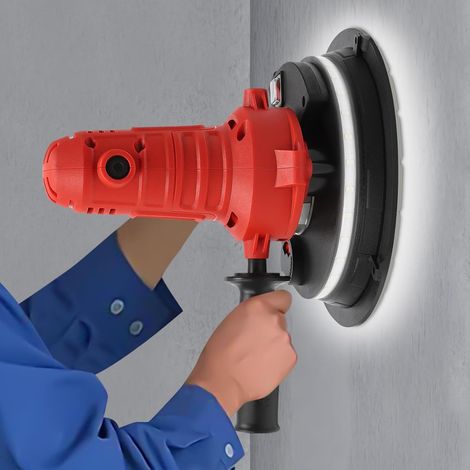 Electric Drywall Sander Automatic 1200W Handheld Drywall Sander for Sanding Drywall Ceilings Interior and Exterior Walls Paint Coatings Adhesives and Loose Plaster