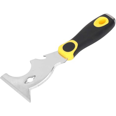 Multifunktionaler Spachtel mit verdickter Edelstahlklinge, Farbschaber mit rutschfestem Griff, 7,5 cm / 3 Zoll (1/5)