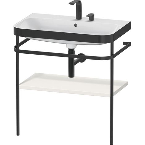 Duravit Happy D.2 Plus c-bonded Set avec console métallique,