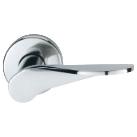 Manilla de puerta fsb 1128 acero inoxidable 113 mm redondeada