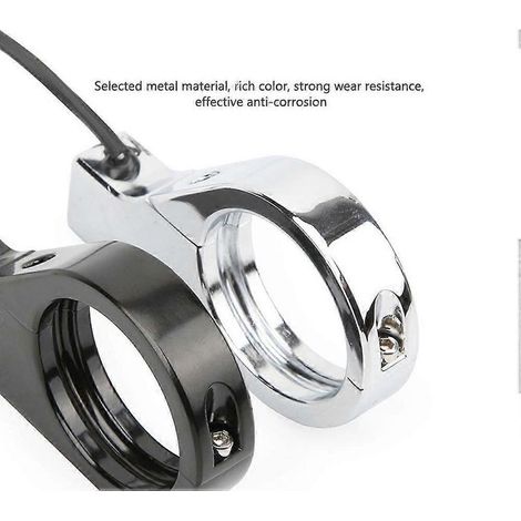 Clignotants LED universels séquentiels à double fonction pour fourche avant de moto, feux de position ambre 12 V (1/4)
