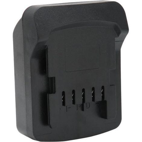 Adaptateur de batterie - Metabo - 18V - Compatible avec outils électriques - Li-ion - ABS noir (1/4)
