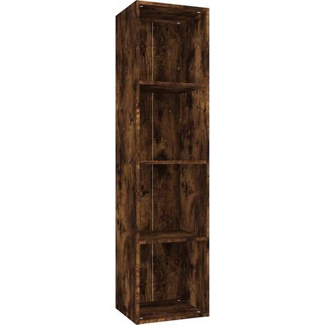 Maison Exclusive - Estantería/mueble de TV contrachapada roble ah (1/5)