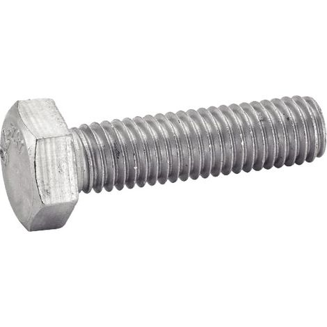 Vis à métaux tête hexagonale, entièrement filetée (TH) inox - Longueur: 10 - Qualite Inox: A2 - Diamètre: 8