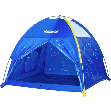 Children's Tent for Indoor Outdoor Play 121 x 121 x 101 cm - Bright Zodiac Signs (1/5)