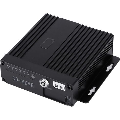 Mini enregistreur vidéo/audio mobile en temps réel pour voiture, 4 canaux, avec télécommande (1/5)