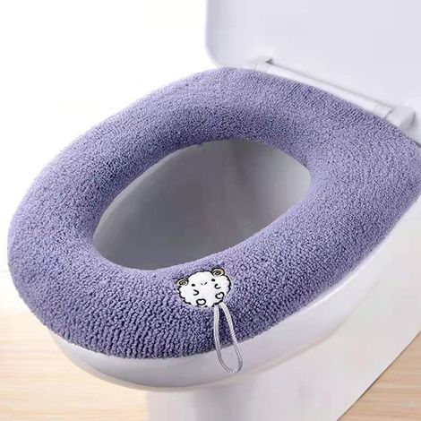 Coussin Pour Siège De Toilette Universel - Diamètre Extérieur 35 Cm Diamètre Intérieur 12 Cm - En Polyester Jaune - 1 Pièce (1/5)