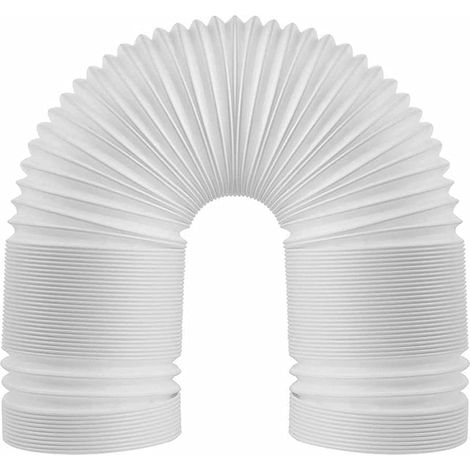 Tuyau de climatisation mobile, tuyau d'échappement de climatisation mobile, diamètre 13 cm, tuyau de ventilation (longueur 1,5 m)