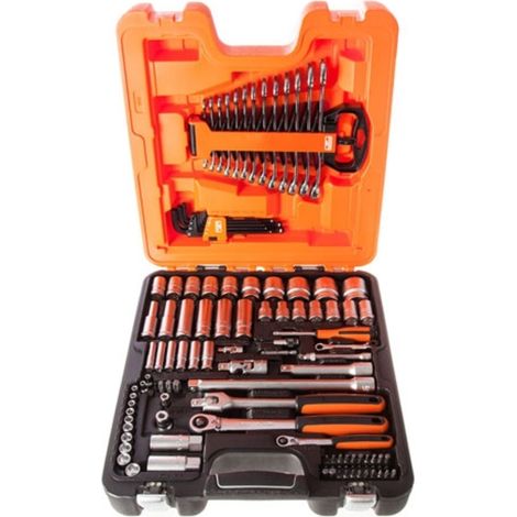 Bahco S103 103 Piece Socket Set (1/4&quot & 1/2&quot Drive) - 103 Piece