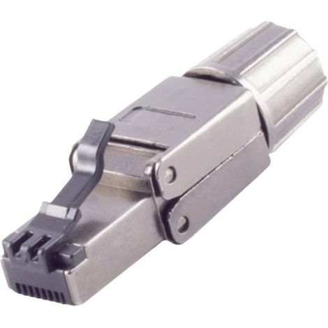 BKL Electronic Fiche RJ-45, sans outil, quick, STP, STP, Cat. Cat. 8.1 10121217 noir 1 pc(s)