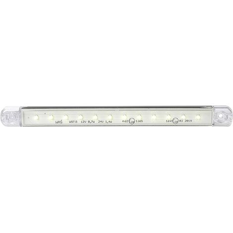 Feu de gabarit avant blanc SecoRüt 95722 verre transparent extrêmités de câble ouvertes 12 V, 24 V (1/5)