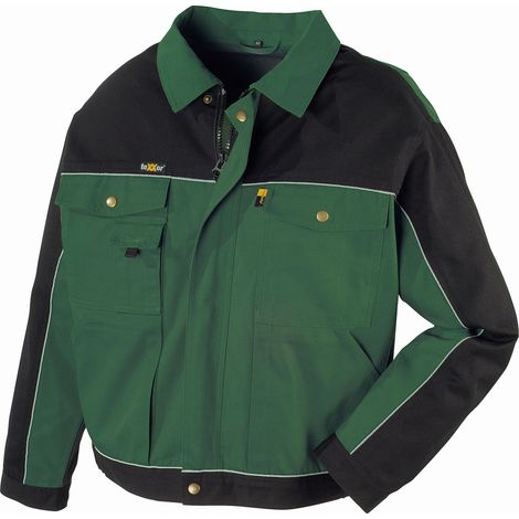 Canvas (320 g/m²) Bundjacke RIO grün/schwarz Größe XS (1/3)