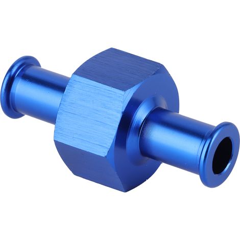Jauge de pression nitreux carburant adaptateur universel en alliage d'aluminium tuyau 3/8in port NPT 1/8in bleu (1/5)