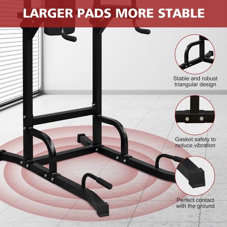 Power Tower Pull Bar Tremper Dip pour l’entraînement en musculation,adaptée au à domicile en salle de sport (1/5)