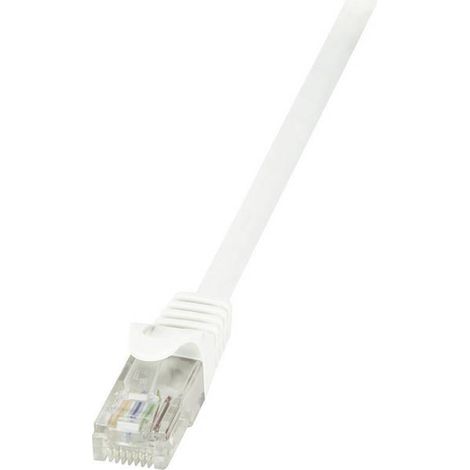 Cavo patch LogiLink CP2021U CAT.6 U/UTP 0,50 m, bianco