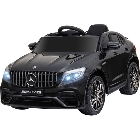 MACCHINA ELETTRICA PER BAMBINI 3-5 ANNI MERCEDES CON CINTURA DI SICUREZZA E TELECOMANDO. NERO (1/5)