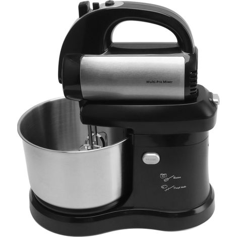Elektrische Küchenmaschine mit 5 Geschwindigkeitsstufen, 2,5-Liter-Rührschüssel aus Edelstahl, ideal für Eier, Teig und Fleisch, 500 W, EU-Stecker (220 V) (1/5)