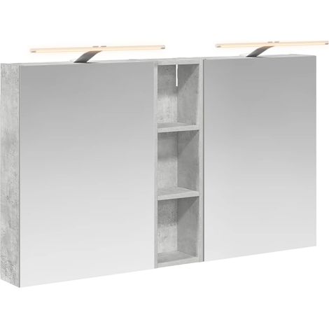 Set di Armadi da Bagno con lo scaffale 3 pcs 120 x 14,5 x 70 cm vidaXL
