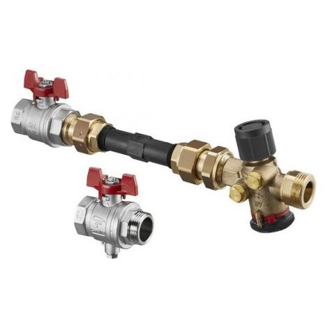 Kit de raccordement pour compteur de chaleur OV avec Cocon QTZ DG DN 25 180 - 1300 l/h
