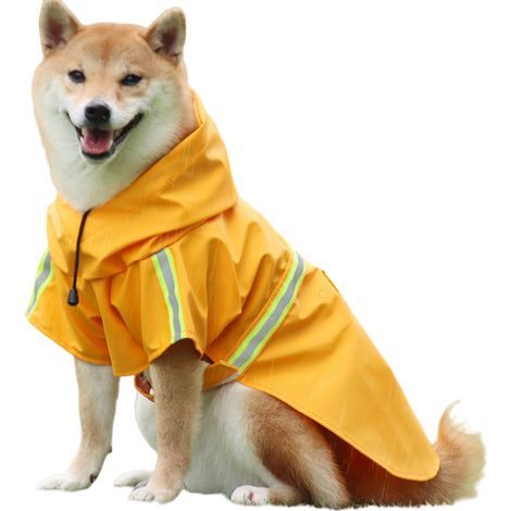 Imperméable pour chien doublé, orange - Taille L (3-5 kg) (1/5)