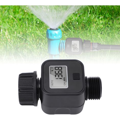 Multifunktionaler digitaler Wasserzähler – ABS – 3/4"-Gewinde – Gallonen-/Liter-Messung (1/5)