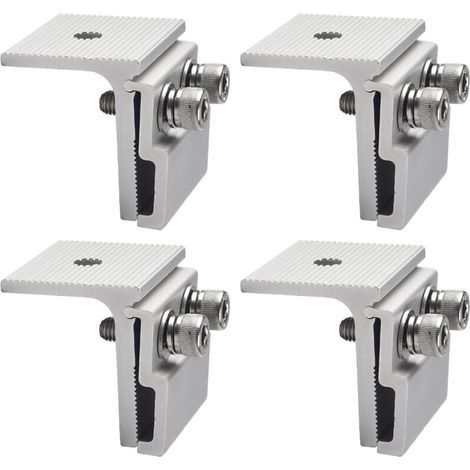 Ensemble de 4 attaches de câble de toit, clips d'épissure verticale pour câbles chauffants, pare-neige et panneaux solaires. (1/4)