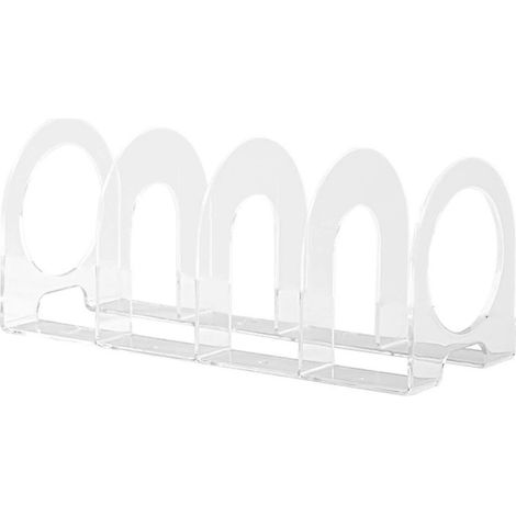 Serre-livres, organiseur de dossiers, trieur, décoration de bureau, étagère, porte-livres pour disques vinyles, enveloppes, courrier-Without Rings (1/5)
