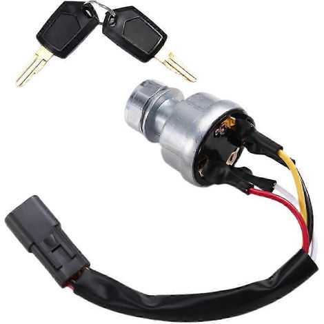 Interruptor de encendido con llaves para Caterpillar 277B 246 262 232B 232 267B (como se muestra en la imagen) SZRH AV