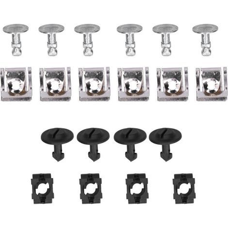 Fixation du Sous-plateau du Moteur Fixations de Bouclier de Soubassement de Sous-plateau de Moteur Fixant les Clips de Retenue de Voiture 4A0805163 Remplacement pour. (1/4)