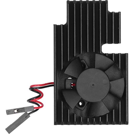 Kit dissipateur thermique en alliage d'aluminium (ventilateur de refroidissement inclus, compatible avec Raspberry Pi 3) (1/5)