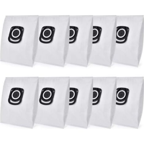 Lot de 10 sacs d'aspirateur - Pour Rowenta Hygiene + ZR200520, Pour Rowenta Compact Power, X-Trem Power et Silence Force (RO64xx RO63xx RO68xx RO39xx)