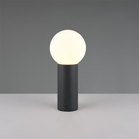 Lampe de jardin sphérique 40 cm Mures anthracite - 569860142