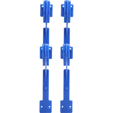 Crochet de suspension en plastique pour perche télescopique de piscine, tuyau d'aspirateur, épuisette et outils de jardin (1/5)